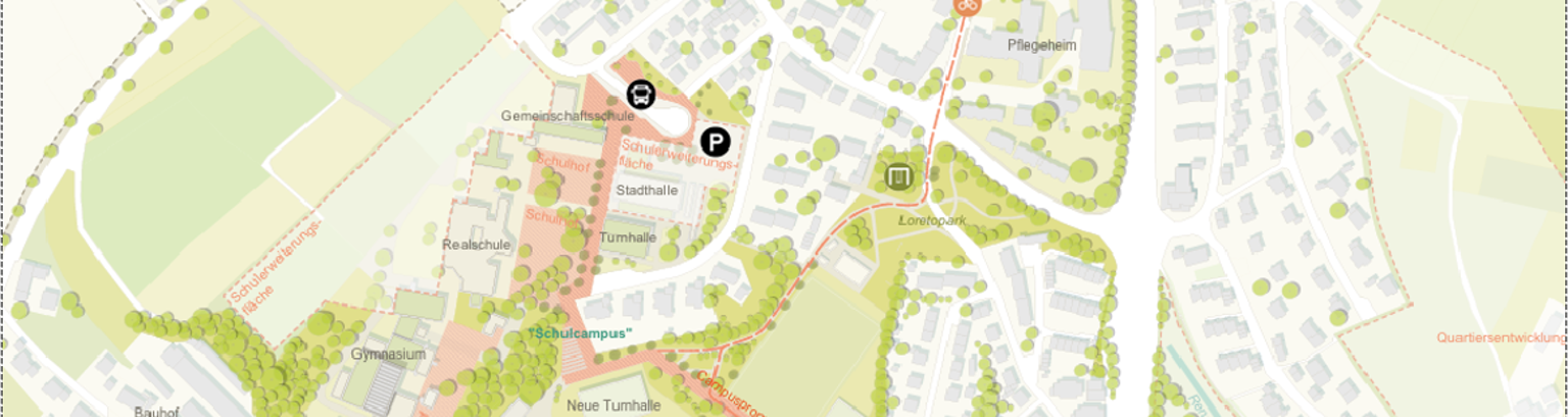 Plan Schulcampus Manzenberg