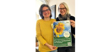 Die beiden Organisatorinnen Melanie Friedrich (Anlaufstelle für Bürgerengagement) und Beatrix Hoch (St. Anna-Quartiersmanagerin)