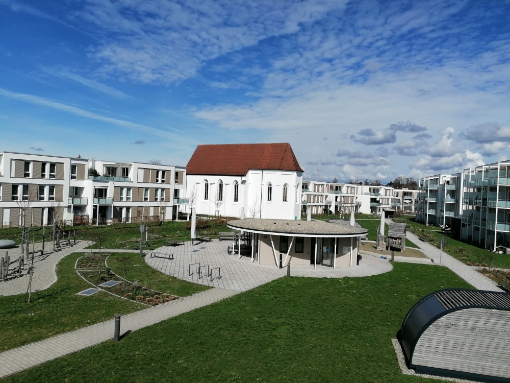 Pavillon im St. Anna-Quartier