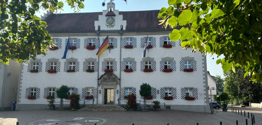 Rathaus Tettnang von vorne