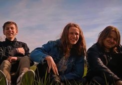 John Leon und zwei Bandkollegen