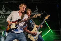 Rudi Spiller von Rockanarchie am Bass