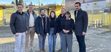 Bürgermeisterin, Vertreter des Architekturbüros und von i+RB 