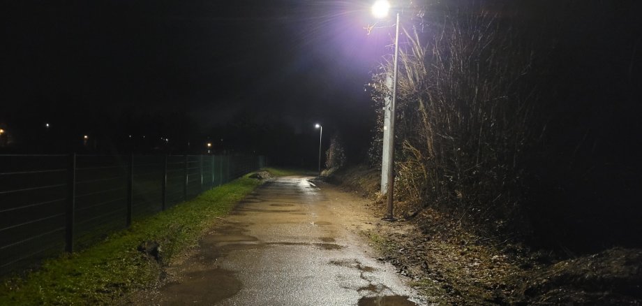 Straßenlampe in Tettnang