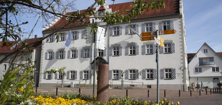 Außenansicht des Rathauses Tettnang