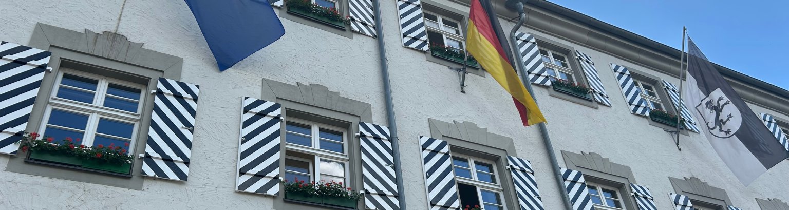 Rathaus Tettnang von vorne